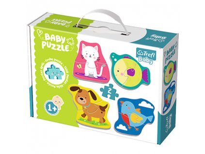 Trefl Baby puzzle Domáce zvieratká New 4v1
