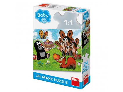 Dino maxi puzzle - Krtko: Narodeniny 24 dielikov