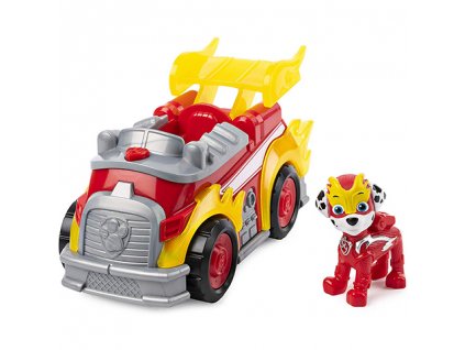 Paw Patrol - Mighty Marshall a jeho auto (Deluxe)