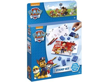 Totum Set pečiatok Paw Patrol + farbičky (14 kusov)