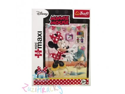 Trefl mini Maxi puzzle Minnie návrhárka 20 dielikov