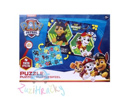 Paw Patrol puzzle Chase a Marshall 99 dielikov