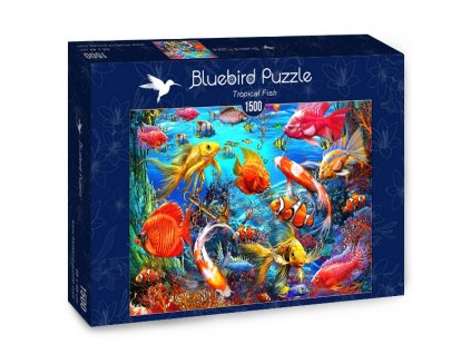 Bluebird puzzle Tropické ryby 1500 dielikov
