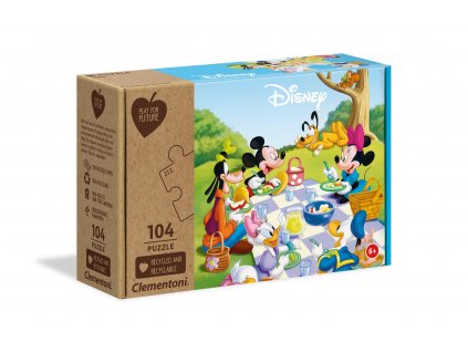 Clementoni puzzle Mickey Mouse  Piknik v parku 104 dielikov