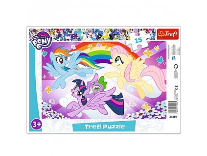 Trefl puzzle My Little Pony: Dúhové dobrodružstvo 15 dielikov
