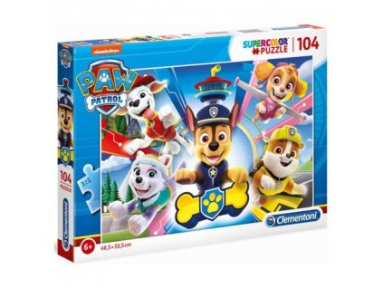 Clementoni puzzle Paw Patrol 104 dielikov