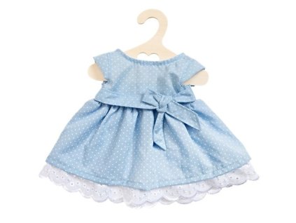 Heless - Letné šaty pre bábiku modré (veľ. 28 - 33 cm)