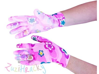 JEAN Products - Dámske záhradnícke rukavice - ružové veľkosť S