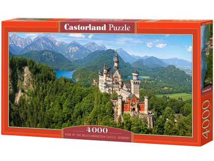 Castorland puzzle - Zámok Neuschwanstein 4000 dielikov