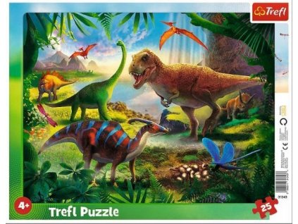 Trefl puzzle Svet Dinosaurov 25 dielikov