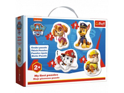 Trefl Baby puzzle Paw Patrol 4v1 3+4+5+6+ dielikov