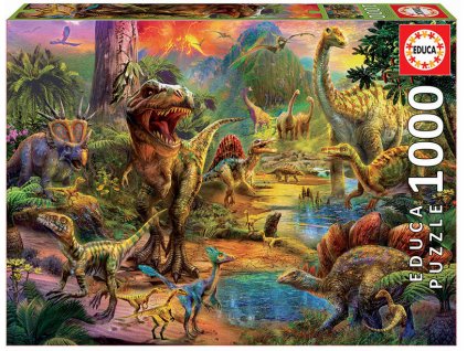 Educa puzzle Svet Dinosaurov 1000 dielikov