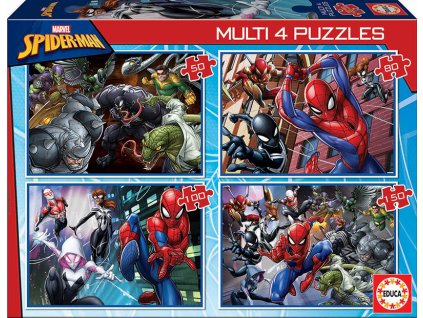 Educa puzzle Spider-Man sada 4v1