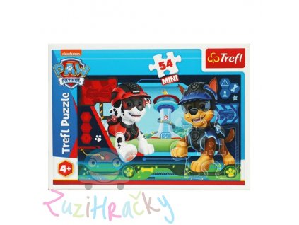 Trefl mini puzzle Paw Patrol A 54 dielikov