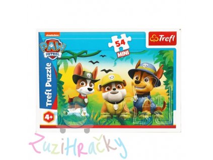 Trefl mini puzzle Paw Patrol B 54 dielikov