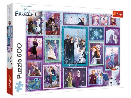 Trefl puzzle Frozen: Čarovná Galéria  500 dielikov