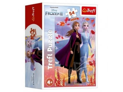 Trefl mini puzzle Frozen II. Sestry 54 dielikov