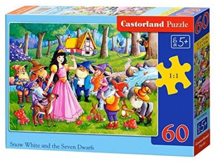 Castorland detské puzzle Snehulienka 60 dielikov