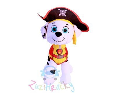 Paw Patrol - Plyšový Marshall Pirát 27 cm