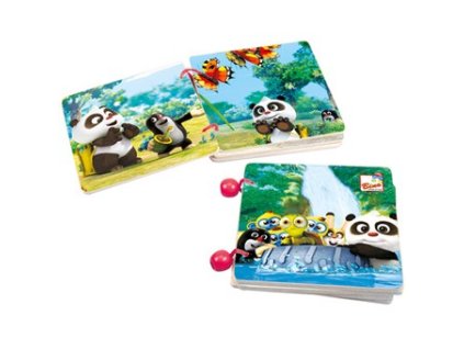 Bino Drevená knižka Krtko a Panda