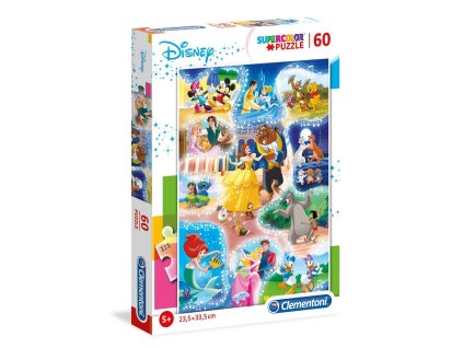 Clementoni puzzle Disney: Čas na tanec - 60 dielikov