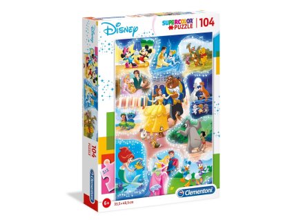 Clementoni puzzle Disney: Čas na tanec 104 dielikov