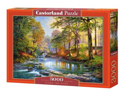 Castorland puzzle Pozdĺž rieky 3000 dielikov