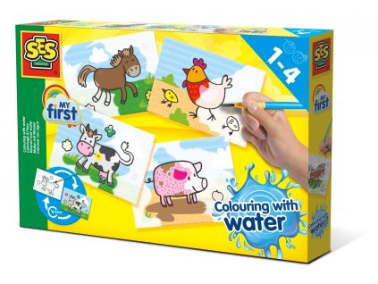 SES Creative Prvé Maľovanie vodou a štetcom - Farma