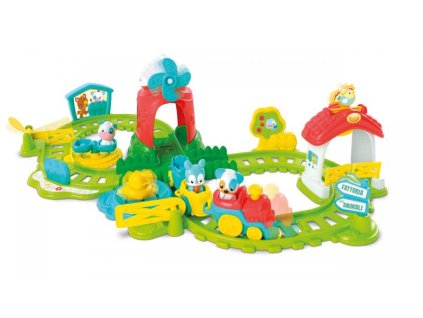 Clementoni Baby velká vláčkodráha farma