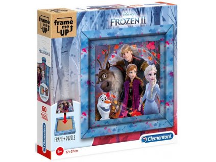 Clementoni puzzle Frozen II. s rámom 60 dielikov