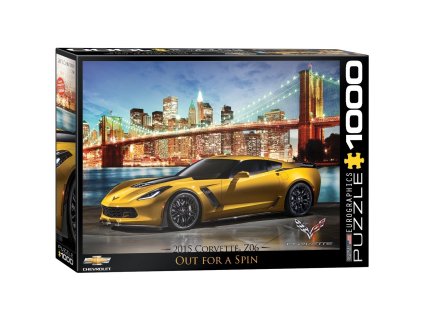 Eurographics puzzle 2015 Chevrolet Corvette Z06 1000 dielikov