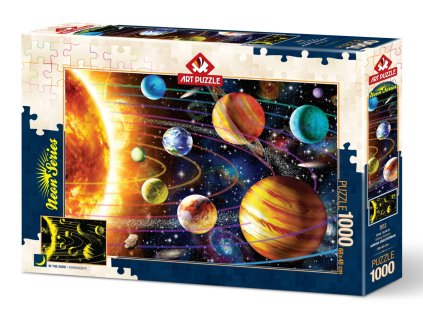 Art Puzzle Slnečná Sústava Neon 1000 dielikov
