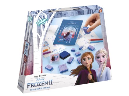 Totum Set pečiatok Ľadové kráľovstvo + farbičky (16 kusov)