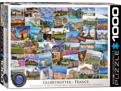 Eurographics puzzle Globetrotter France 1000 dielikov