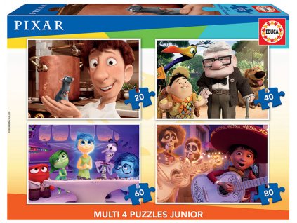Educa puzzle Pixar sada 4v1