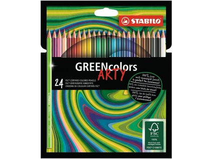 Stabilo Greencolors ARTY 24 farbičiek