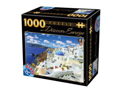 D-Toys puzzle Discover Europe - Santorini 1000 dielikov