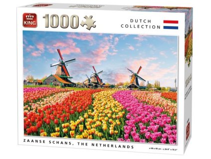 King puzzle Zaanse Schans, Holandsko 1000 dielikov