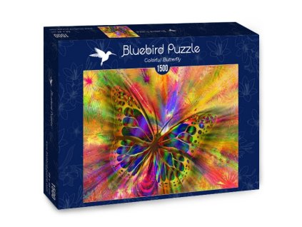 Bluebird puzzle Farebný motýľ 1500 dielikov