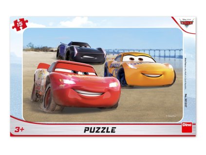 Dino puzzle Cars 3 závod 15 dielikov