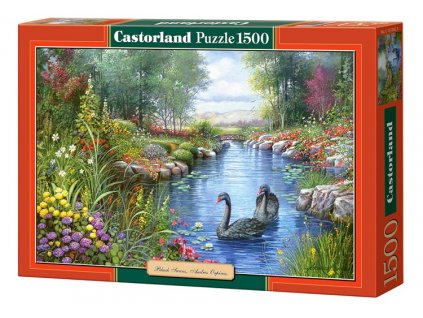 Castorland puzzle Čierne labute 1500 dielikov