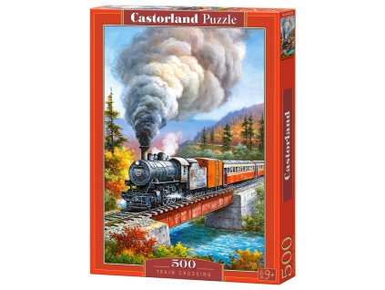 Castorland puzzle Parný vlak 500 dielikov