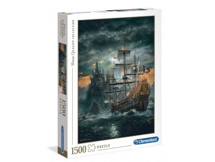 Clementoni puzzle Pirátska loď 1500 dielikov