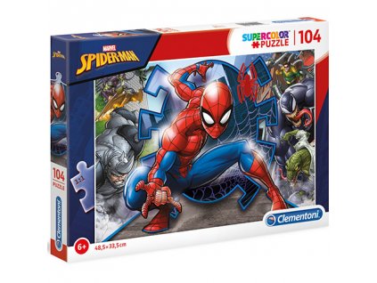 clemenotini puzzle marvel spiderman 104 dielikov
