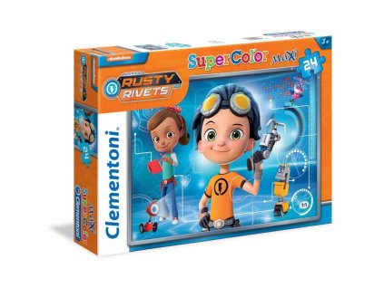 Clementoni MAXI puzzle - Rusty to opraví 24 dielikov (B)