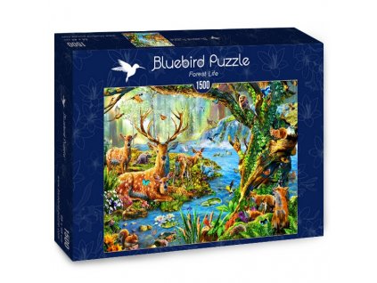 Bluebird puzzle Život v lese 1500 dielikov