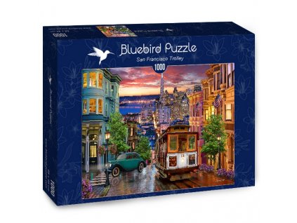 Bluebird puzzle San Francisco Trolley 1000 dielikov