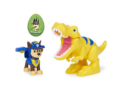 Paw patrolfigúrka Chase a Tyranosaurus Rex