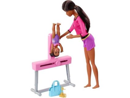 Mattel Barbie Povolania - Učiteľka gymnastiky (tmavovláska)