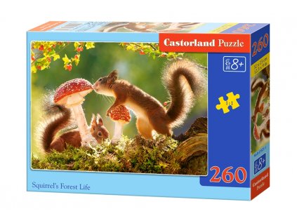 Castorland puzzle Život veveričiek - 260 dielikov